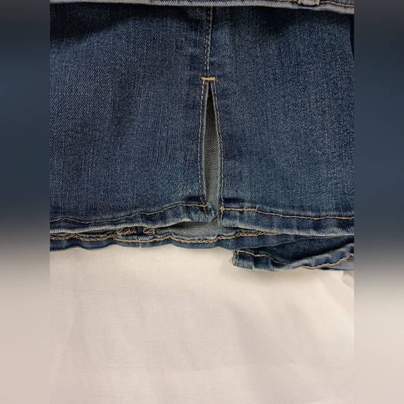 Classic GAP Flare,Wide Leg Designer Dark Blue Denim Jeans (#196) - Picture 7 of 8